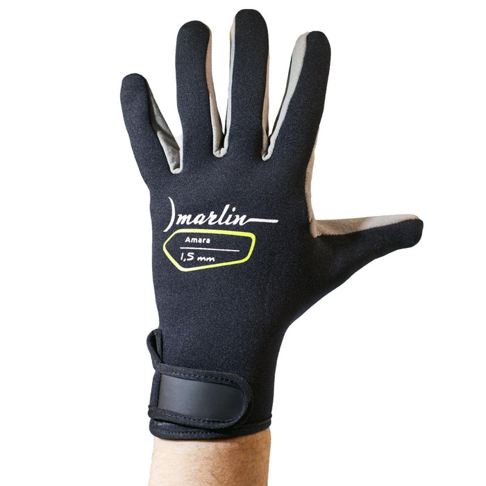 Diving Gloves Amara 1.5mm Black-Grey Size XL Marlin 1096040