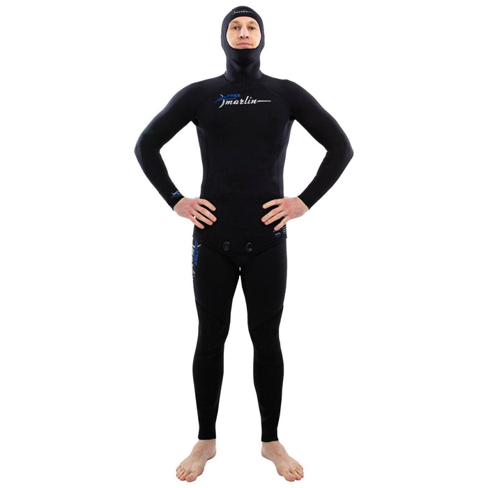 Freediving Full Wetsuit Free Man 3mm Black Size L Marlin 116994
