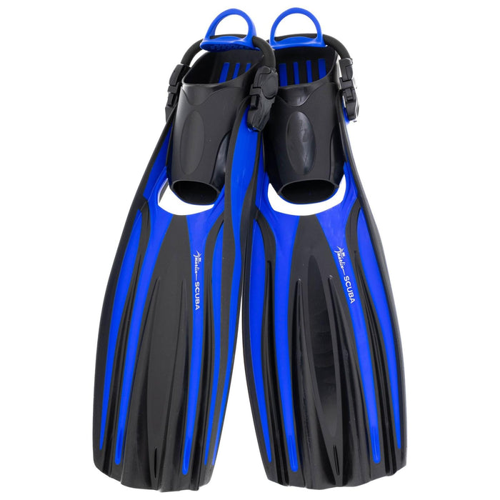 Diving Fins Scuba Ebs Blue Size R-41-44 Marlin 117453