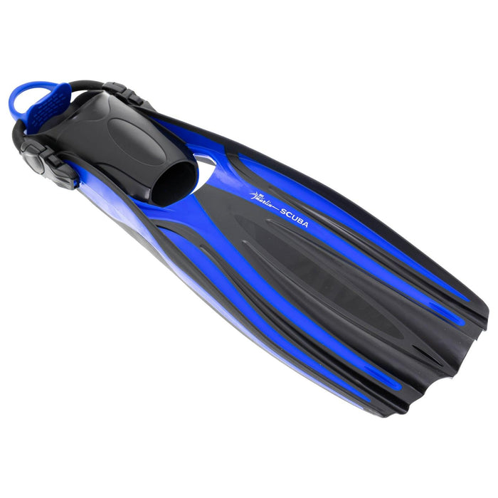 Diving Fins Scuba Ebs Blue Size R-41-44 Marlin 117453