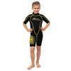 Snorkeling Shorty Wetsuit Malibu Kids 2.5mm Black-Yellow Size XS Marlin 117628