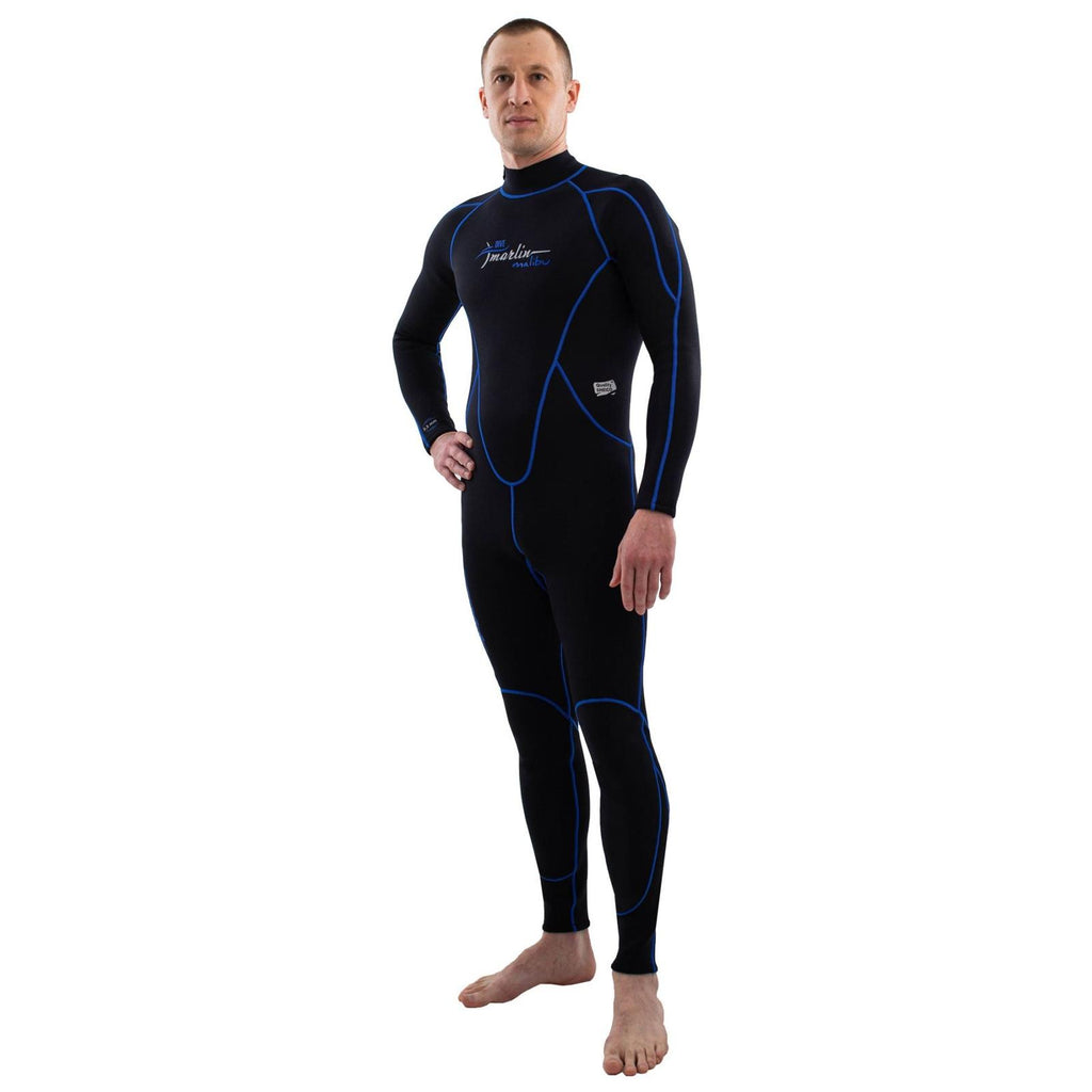 Snorkeling Wetsuit Malibu Man 2.5mm Black-Blue Size XL Marlin 118316