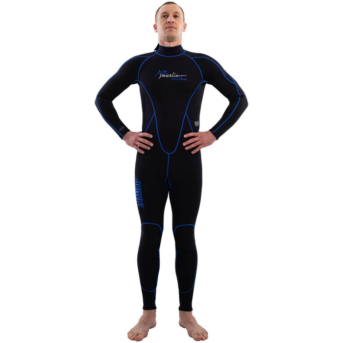 Snorkeling Wetsuit Malibu Man 2.5mm Black-Blue Size XL Marlin 118316