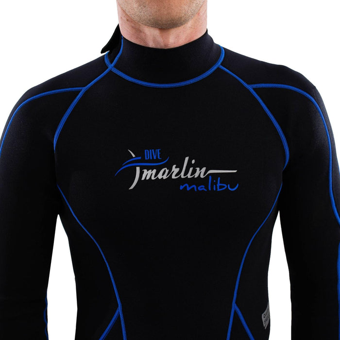 Snorkeling Wetsuit Malibu Man 2.5mm Black-Blue Size XL Marlin 118316