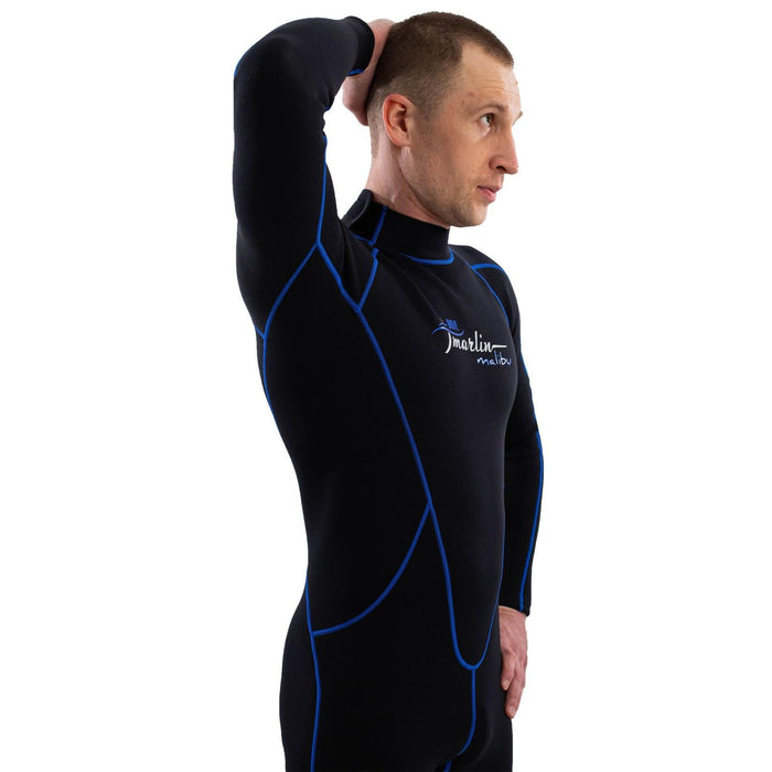 Snorkeling Wetsuit Malibu Man 2.5mm Black-Blue Size XL Marlin 118316