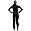 Snorkeling Wetsuit Malibu Kids 2.5mm Black-Yellow Size S Marlin 118327