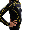 Snorkeling Wetsuit Malibu Kids 2.5mm Black-Yellow Size S Marlin 118327