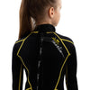Snorkeling Wetsuit Malibu Kids 2.5mm Black-Yellow Size S Marlin 118327
