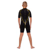 Snorkeling Shorty Wetsuit Malibu Kids 2.5mm Black-Yellow Size XL Marlin 118332
