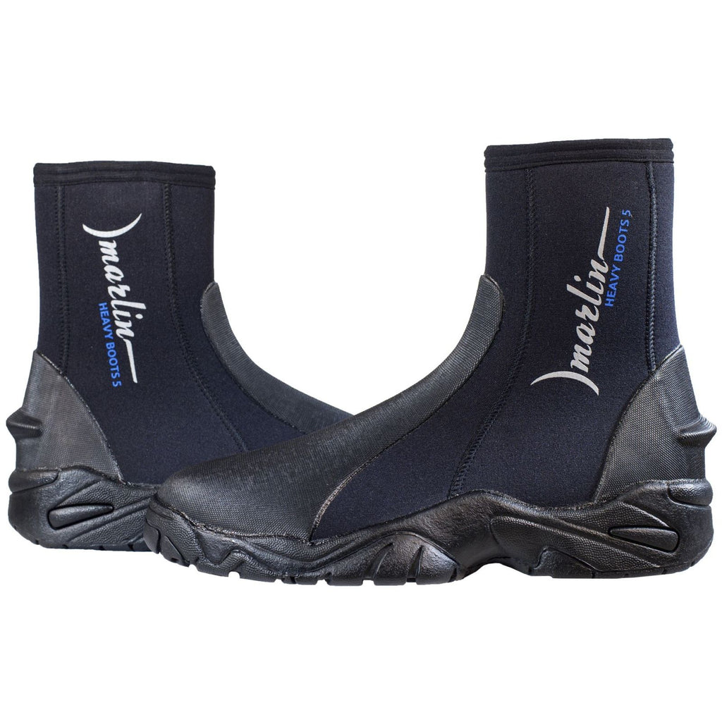 Botas de buceo Heavy 5 mm Negras Talla XL Marlin 118431
