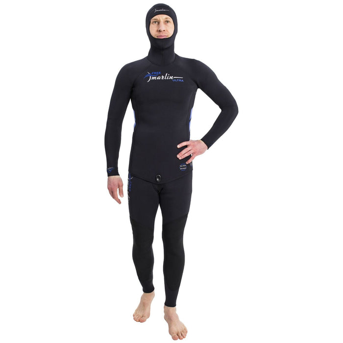 Freediving Full Hooded Wetsuit Ultra Man 3mm Black Size S Marlin 118526