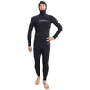 Freediving Full Hooded Wetsuit Ultra Man 5mm Black Size M Marlin 118533