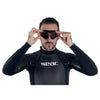Swimming Mask Sonic Black-Red Smoked Lenses Seac 152-30NR-SBL