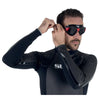 Swimming Mask Sonic Black-Red Smoked Lenses Seac 152-30NR-SBL