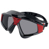 Swimming Mask Sonic Black-Red Smoked Lenses Seac 152-30NR-SBL