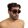 Swimming Mask Sonic Black-Red Smoked Lenses Seac 152-30NR-SBL