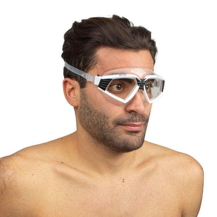Swimming Mask Sonic White-Black Clear Lenses Seac 152-30WN-SKL