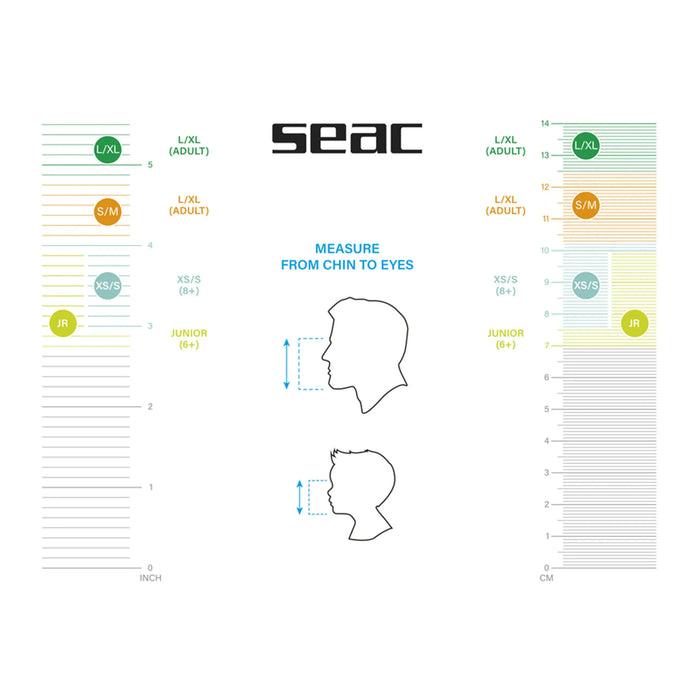 Máscara de Snorkel de Cara Completa SEAC Libera Junior