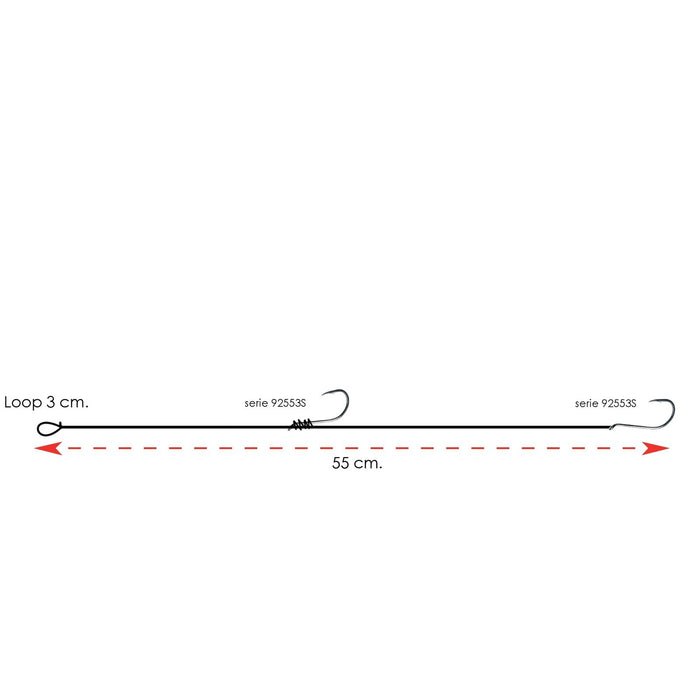 Conger Eel Rig 2 Hooks Size 2-0 Expert Predator 1910320