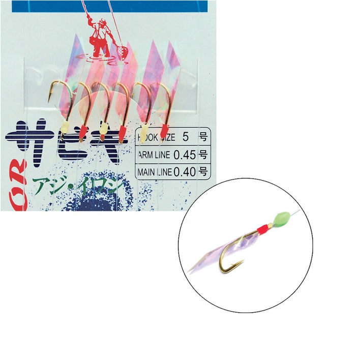 Aparejos Sabiki Flasher 20 uds №6 Expert Predator 1955006