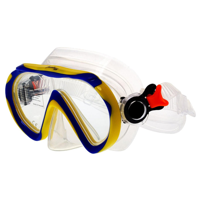 Snorkeling Mask Junior Kids Blue-Clear Marlin 213132