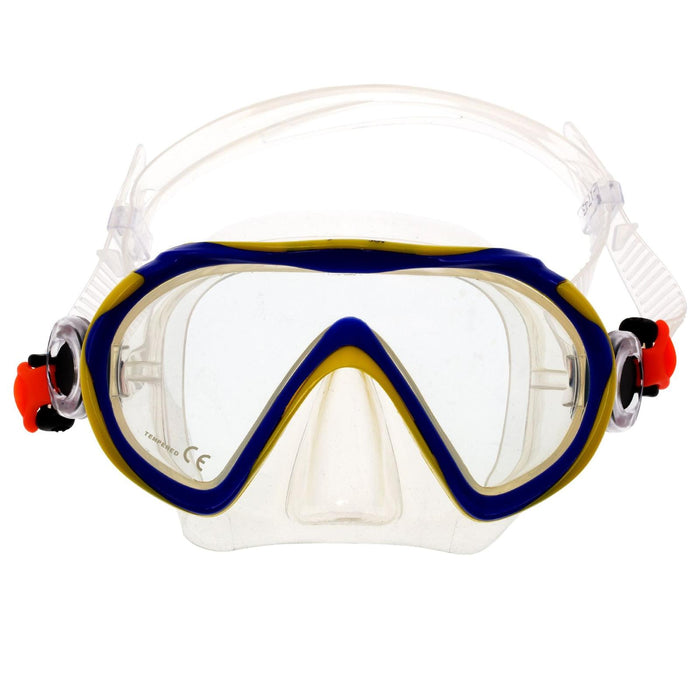 Snorkeling Mask Junior Kids Blue-Clear Marlin 213132