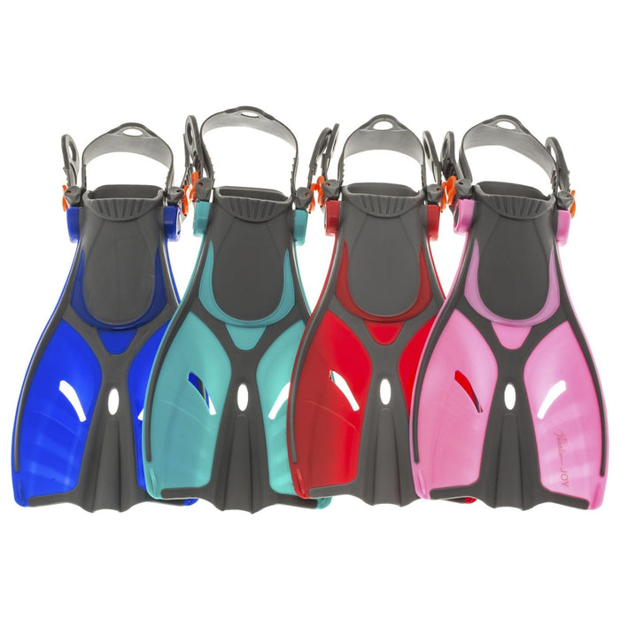 Snorkeling Fins Joy Kids Red Size S-M-27-31 Marlin 214159
