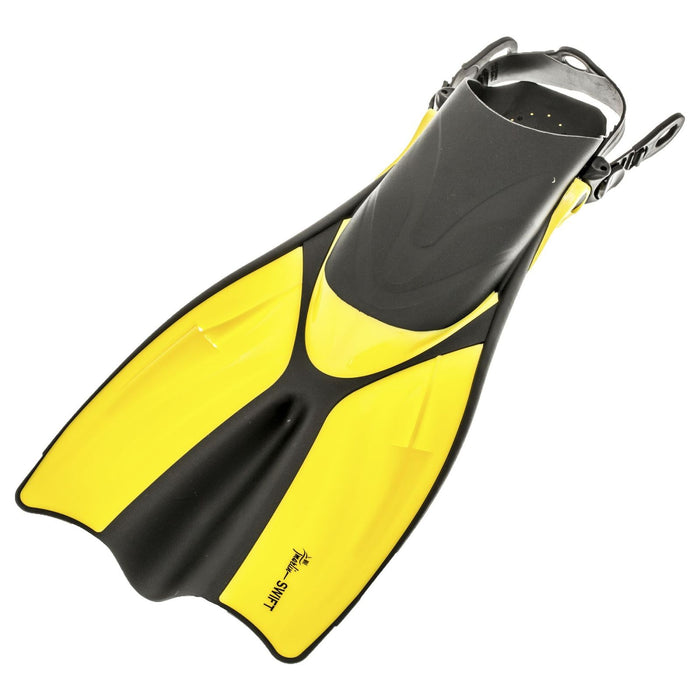 Snorkeling Fins Swift Yellow Size L-XL-42-46 Marlin 214167