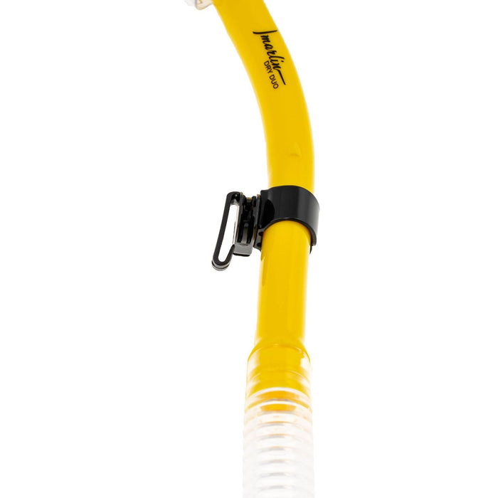 Snorkel Tube Dry Duo Yellow-Clear Marlin 216276