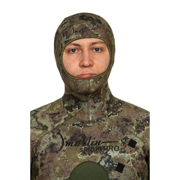 Spearfishing Full Wetsuit Skilur Pro 5mm Green-Camo Size XL Marlin 216467