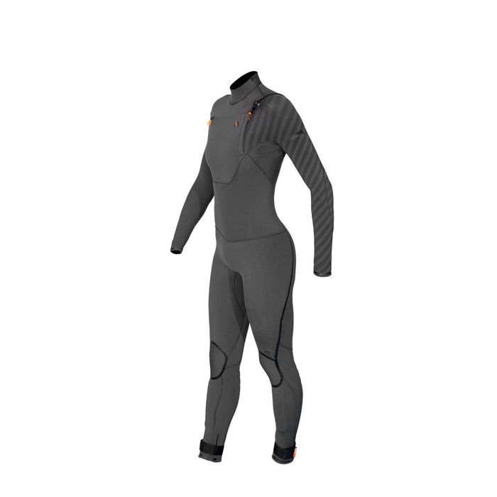 Traje de neopreno integral Amazone Mujer cremallera en el pecho 5-3 gris Talla 14-XXL RRD 27AMCZ53_14