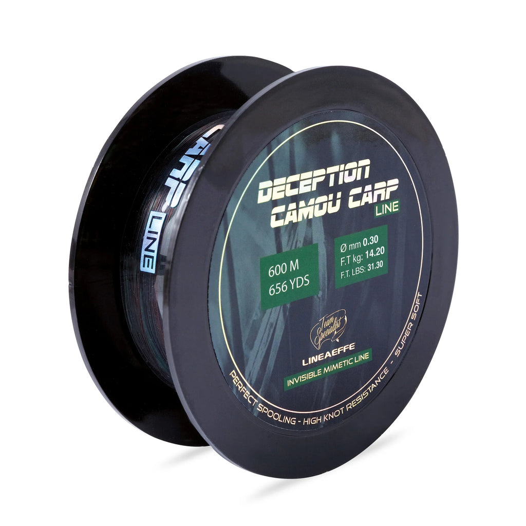 Línea de Pesca Lineaeffe TS Deception Camou Carpa 600m