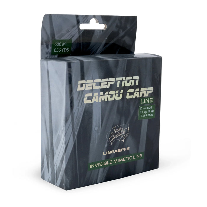 Línea de Pesca Lineaeffe TS Deception Camou Carpa 600m