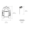 Inflatabe Buoy Seamate 85x70cm Seac 37001
