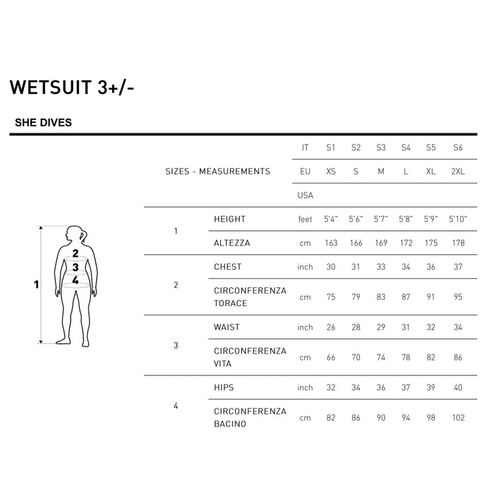 Wetsuit Mares Reef Shorty 2.5mm She Dives