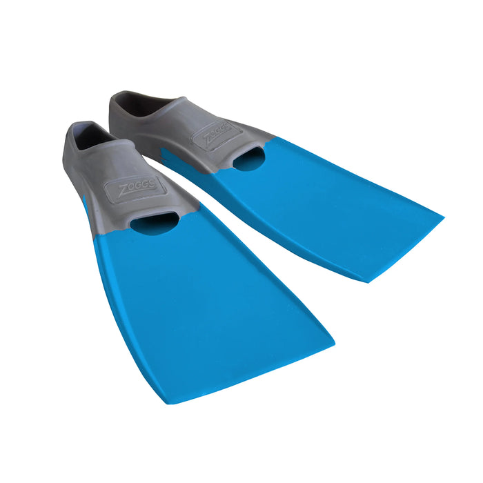 Aletas de natación Zoggs Long Blade Rubber Fins