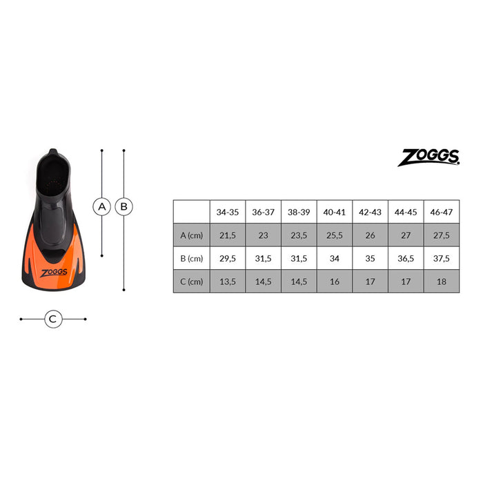 Aletas de natación Zoggs Swim Fin Energy