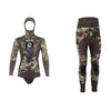 Spearfishing Full Wetsuit Grouper Evo Man 7mm Camo-Green S Abysstar 69139
