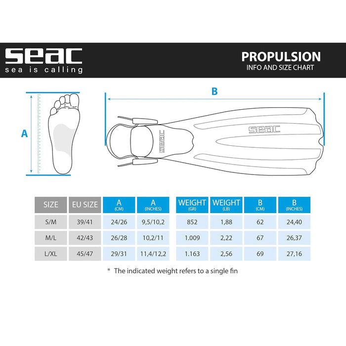 Aletas de Buceo SEAC Propulsion