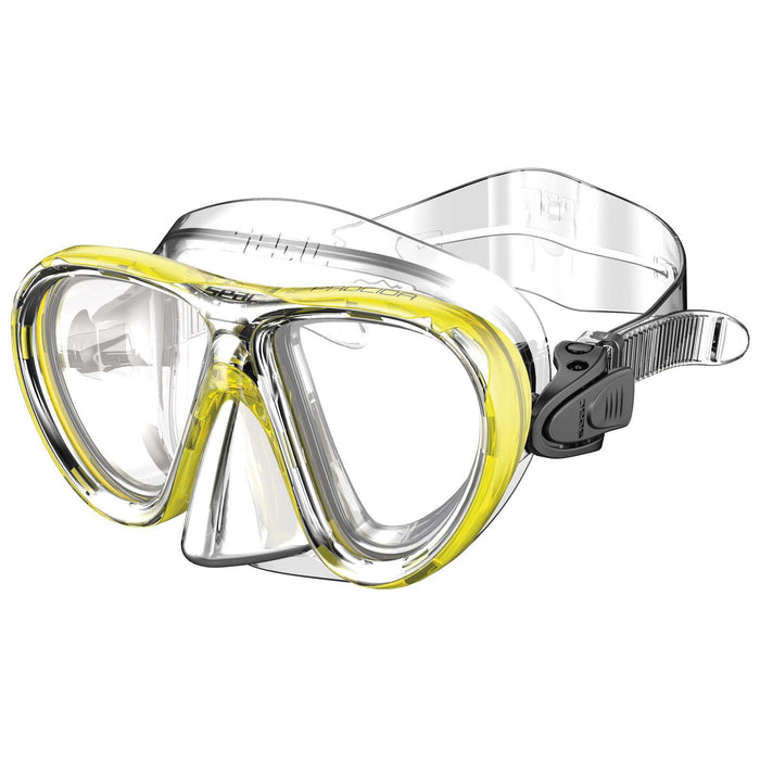 Snorkeling Mask Procida Slt Clear-Yellow Seac 75-46Y