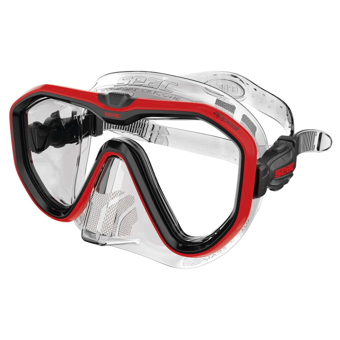 Diving Mask Appeal Clear-Red Seac 75-73R-SKL