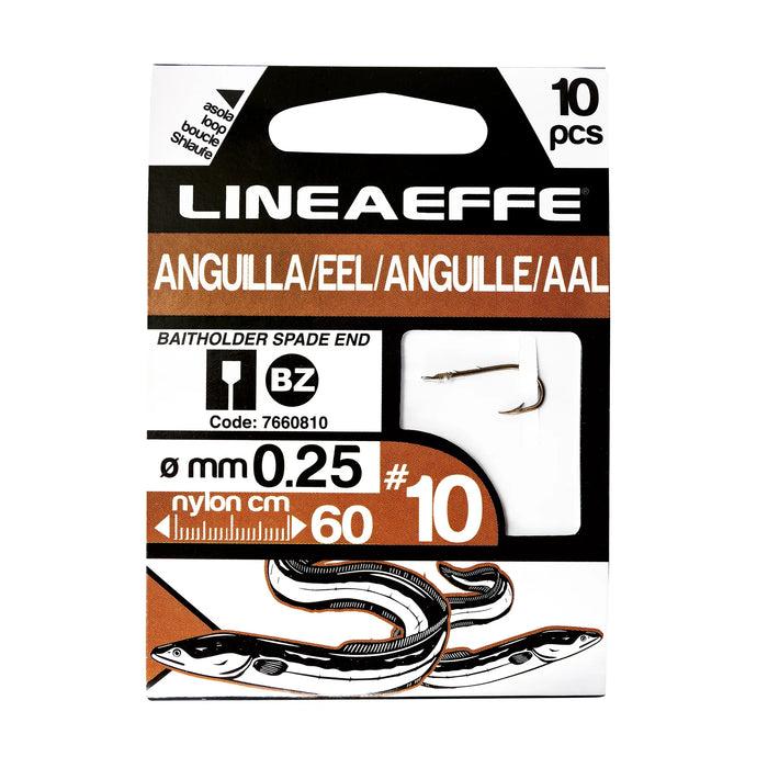 Anzuelos de Pesca Lineaeffe Hi Quality Booklets Anguilla CM60