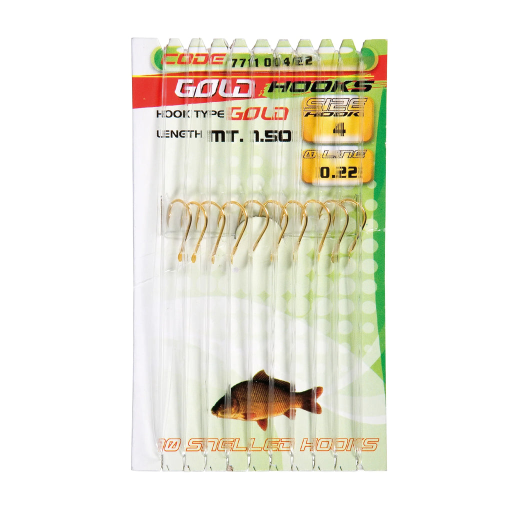 Fishing Hooks Lineaeffe Gold Hooks Carp