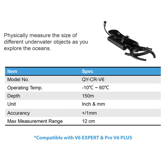 Compass ruler for Fifish V6 Expert/V6 Plus/E-GO Qysea