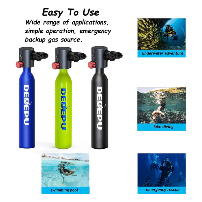 Mini Scuba Tank Dedepu S3000 Single 0,5 L