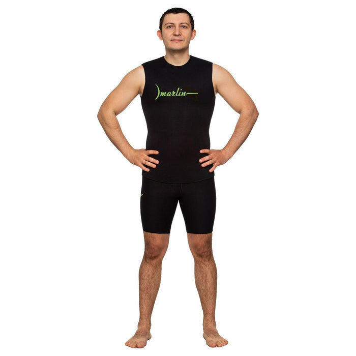 Neoprene Snorkeling Vest Open Cell Man 3mm Black Size LX Marlin 9880