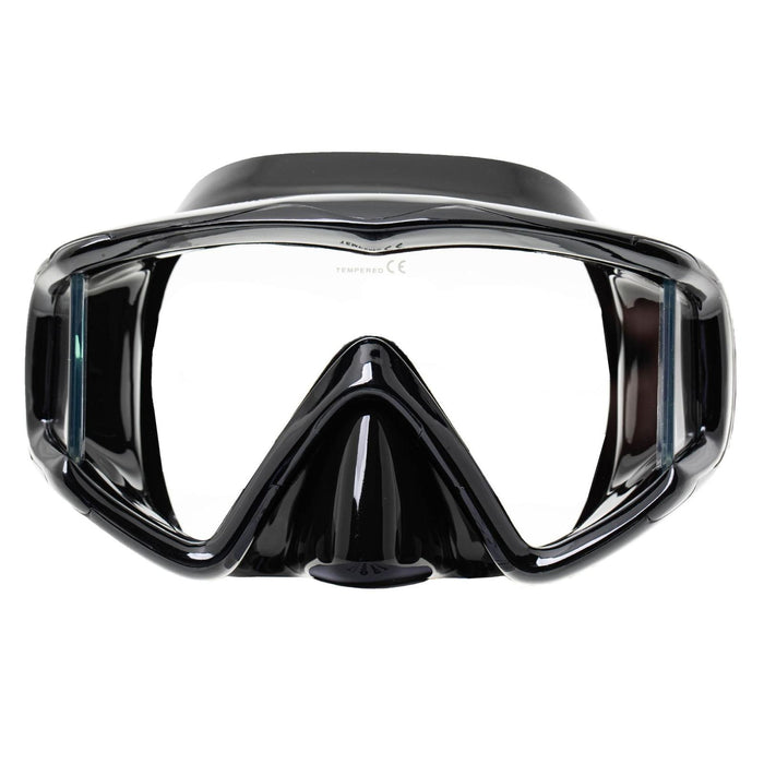 Diving Mask Big Panoramic Black Marlin 9897