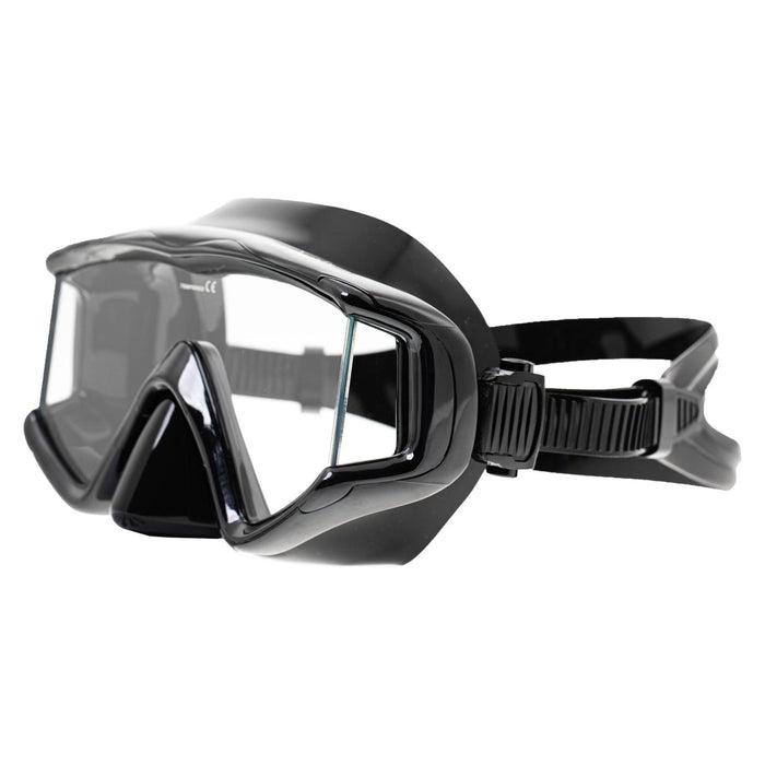 Diving Mask Big Panoramic Black Marlin 9897