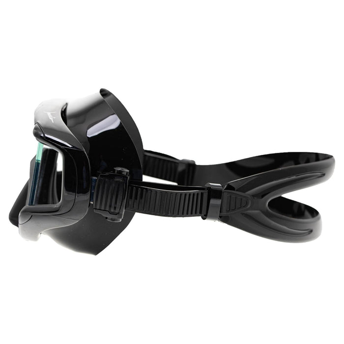 Diving Mask Big Panoramic Black Marlin 9897