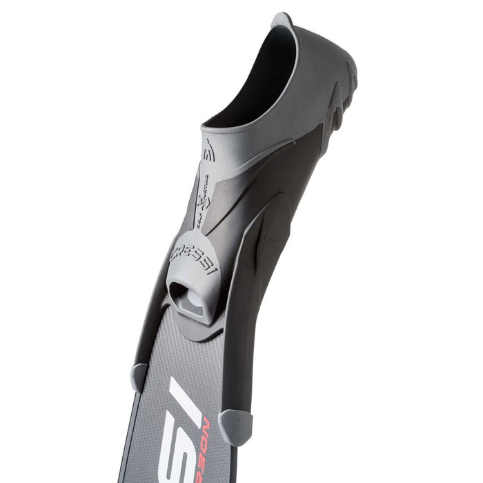 Foot Pocket Freediving Fins Gara Turbo Grey EU 42-43-UK 8-9 Cressi BH015042